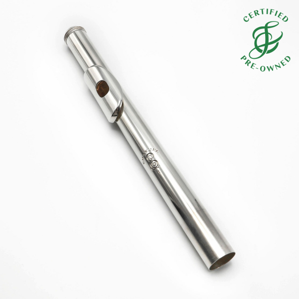 Emanuel Headjoint #UEAJ221 - Sterling silver, 14K gold riser Discount