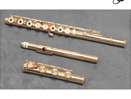 Verne Q. Powell Handmade Custom Flute in 19.5K Rose Gold with Gold Mechanism - New Online now