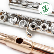 Wimberly #81 - Silver flute, offset G, Split E mechanism, C# trill key, D# roller, B footjoint, 9K gold headjoint Cheap