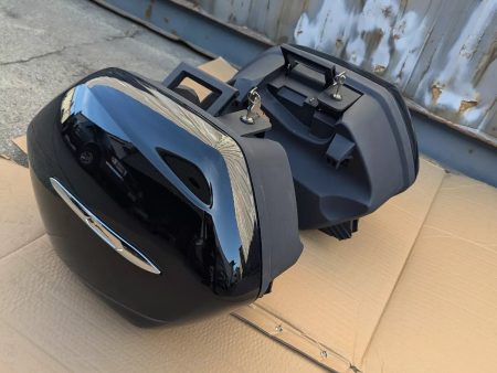 For Yamaha FJR1300 FJR 1300 Saddlebags Left+Right Side Cases Trunk Pannier Black For Discount