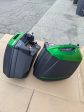 Green Improved 38L saddlebags Paniers for Kawasaki Versys 650 1000LT Ninja H2 Online