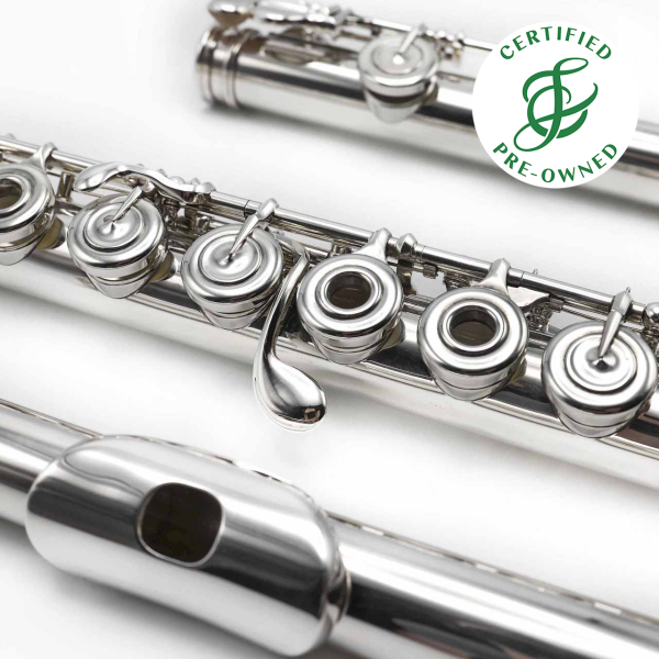 Haynes Custom #47153 - Silver flute, inline G, C footjoint For Discount