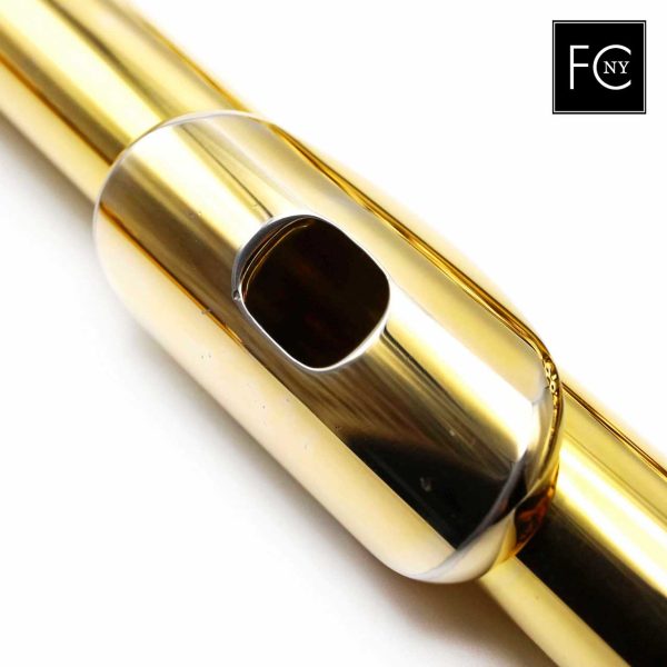 Yamaha 892 #2923 - Gold-plated sterling silver flute, inline G, on off split E mechanism, B footjoint Supply