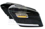 Universal HL Hard Saddlebags - Vivid Black For Sale