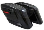 Universal HL Hard Saddlebags - Black Out Discount