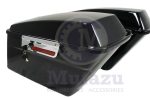 Vivid Black Complete Stock Saddlebags + Conversion Brackets for Yamaha XV 1700 Discount