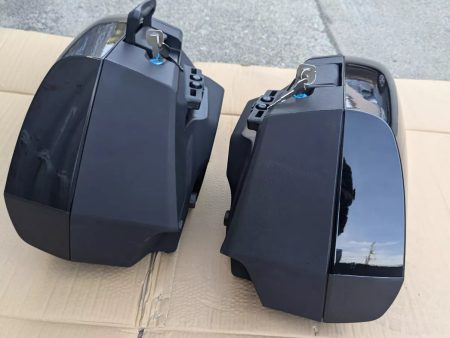 Mutazu Left and Right Black Hard Saddlebags Saddle bags for Honda ST1300 Factory For Discount