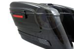 Universal HL Hard Saddlebags - Black Out Discount