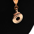 Gold Plated Open Hole key Necklace with Decorative Bail Hot on Sale