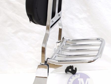 Detachable Sissy Bar for 04 - UP Harley Sportster, 883 1200 Backrest with Rack Online Hot Sale