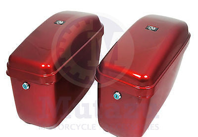 Universal GA Saddlebags - Burgundy Red (Expected early to mid June 2018) For Cheap