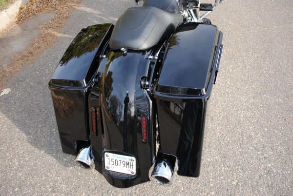 Fat Ass Wide Width Extended Hard Saddlebag Fits Harley HD Touring FHLT FLTRI For Discount