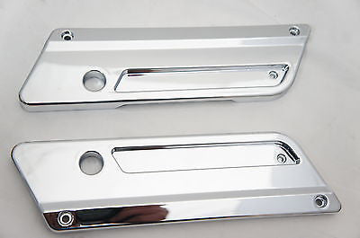 ABS Chrome Plated Latch Face Covers for Harley Touring Model Hard Saddlebags FLT For Cheap