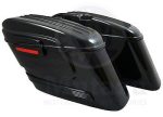 Universal HL Hard Saddlebags - Black Out Discount