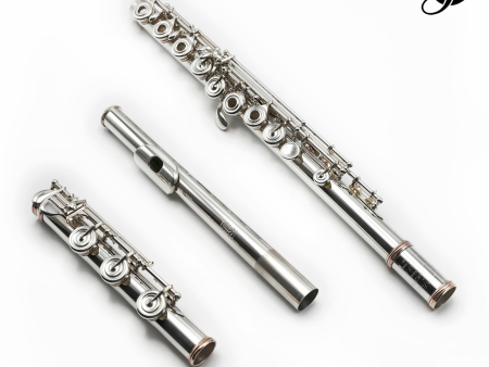 William S. Haynes Handmade Custom Flute in 5% Gold with 14K Gold Tone Holes and Rings - New Online