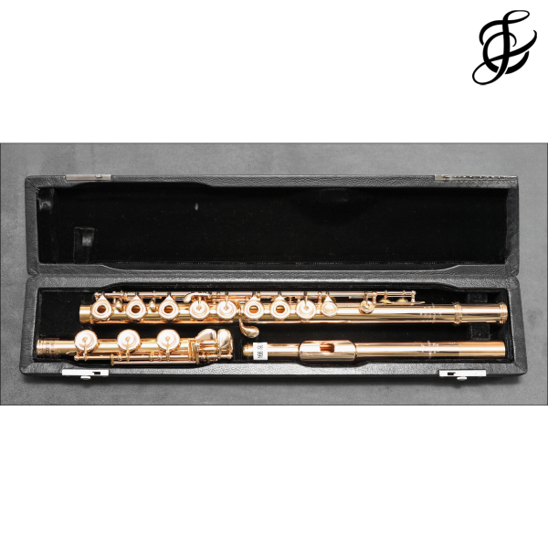 Verne Q. Powell Handmade Custom Flute in 19.5K Rose Gold with Gold Mechanism - New Online now