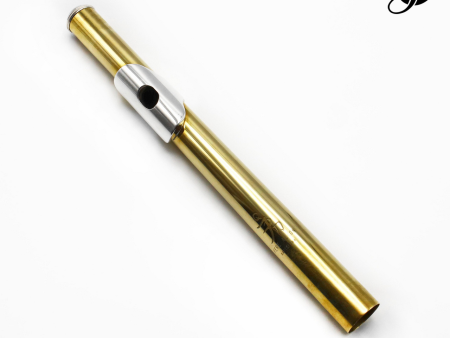 Pere Alcon Headjoint #063 - Brass tubing, Silver lip plate and riser - New Online