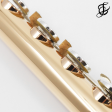 Brannen Brothers  Brögger Flute  in 19.5K Gold with Silver Keys, 14K Tone Holes and Rings - New Fashion