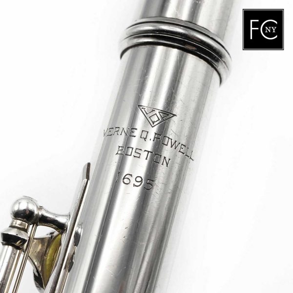 Powell Commercial #1695 - Silver flute, inline G, C footjoint For Cheap