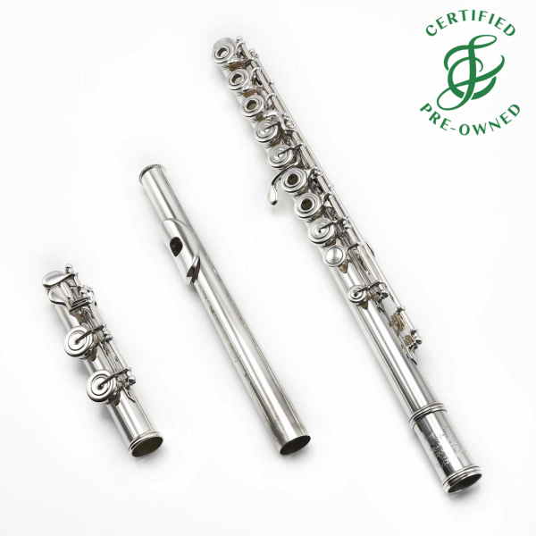 Haynes Custom #47153 - Silver flute, inline G, C footjoint For Discount