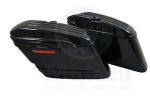 Universal HL Hard Saddlebags - Black Out Discount