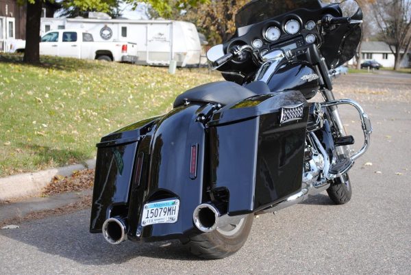 Fat Ass Wide Width Extended Hard Saddlebag Fits Harley HD Touring FHLT FLTRI For Discount