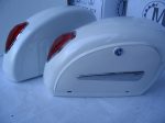 Universal LN Hard Saddlebags - Glossy White Online now