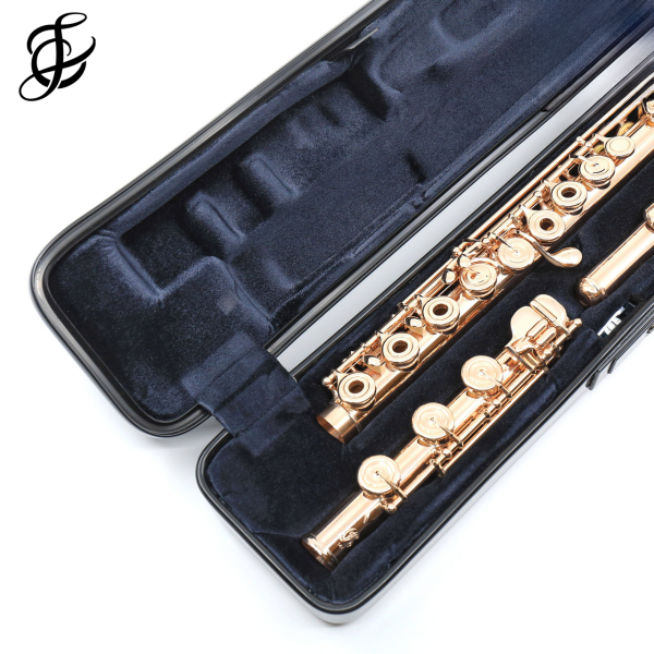 Brannen Brothers  Brögger Flute  in 14K Gold with Gold Keys - New For Sale