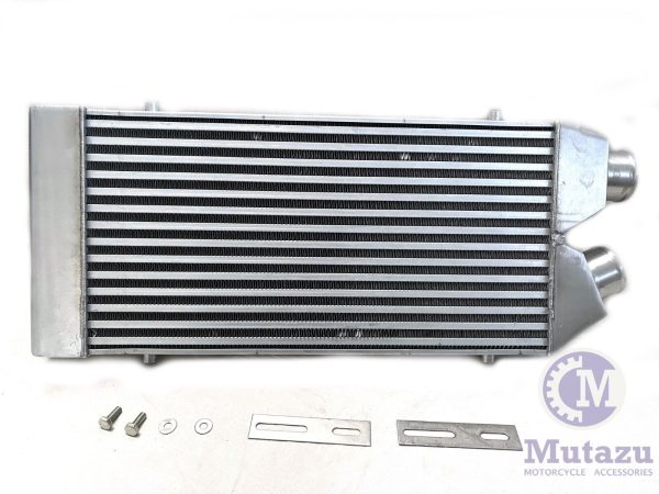 One Side 2.5  Inlet  Outlet Universal Intercooler 27.5  x 11  x 3  Tube and Fin For Sale