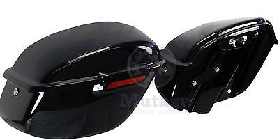 2004-2015 Black Hard Saddlebags for Harley Sportster 883 1200 XL factory style Fashion