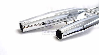 Staggered Dual Exhaust Muffler STOCK One sided for Honda Rebel CMX250 1985-2014 Sale