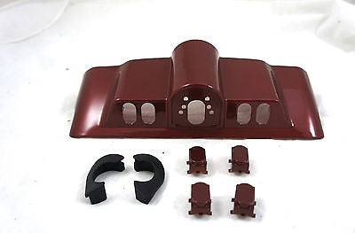 Mutazu Fire Red Inner Fairing Cap kit w  switch cap fit Harley FLHR FL Touring on Sale