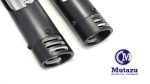 Mutazu Black Cannon 2.5  Dual Exhaust System Mufflers for Harley Sportster 2004-2013 Fashion