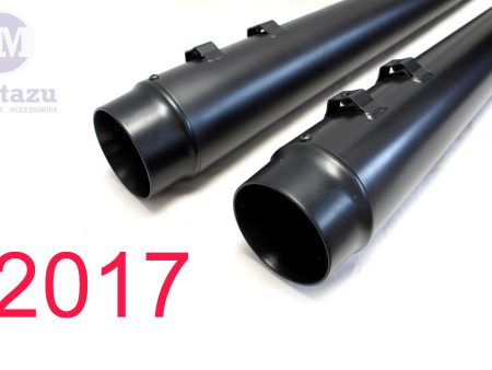 Ver. 2.0 MF-06N-BB 4  Megaphone Slip-On Mufflers for Harley Touring 2017 & Up Online Hot Sale