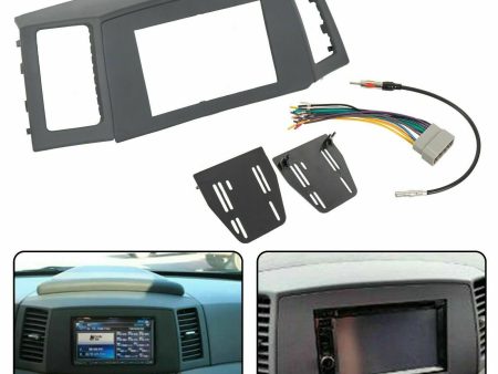 Double Din Radio Dash Kit Wiring Harness For 2005-2007 Jeep Grand Cherokee*** Fashion