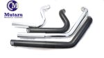 Mutazu Black Cannon 2.5  Dual Exhaust System Mufflers for Harley Sportster 2004-2013 Fashion