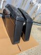 No Cut Out Black Pearl Extended Stretched Saddlebags for 94-2013 Harley Tourings Sale