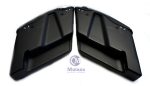 Matte Black No cut Out Extended Stretched Saddlebags for 14-up Harley Touring Hot on Sale