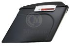 Complete Matte Black 4  Extended Hard Saddlebags For Harley Touring Models Online now