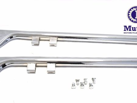 Mutazu 33  1 7 8  Fish tail Fishtail Exhaust Slip On Mufflers 95-16 Harley Touring (No Baffle) Supply