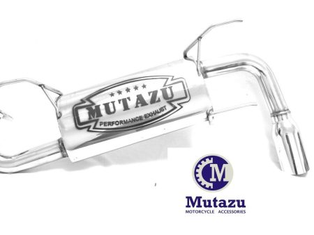 Mutazu Performance Axle-Back Exhaust Muffler For Mazda Miata NB 1999-2005 T-304 Supply