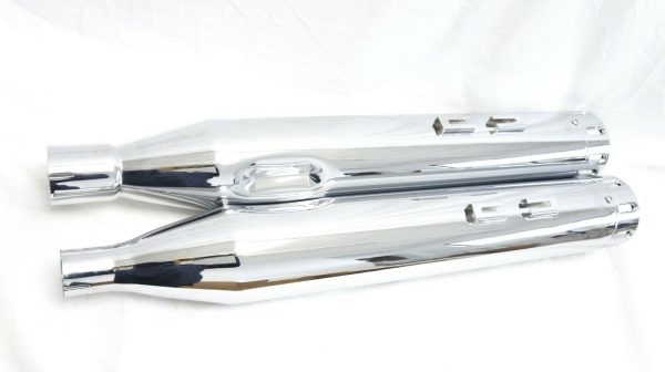 MUTAZU 4.5  Roaring Series Slip-On Mufflers Exhaust for 2017-up Harley Touring 3 Online