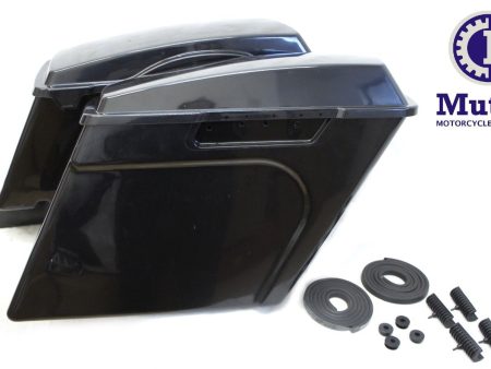 4.5  Unpainted Extended Hard Saddlebags for 94-2013 H-D Touring For Cheap