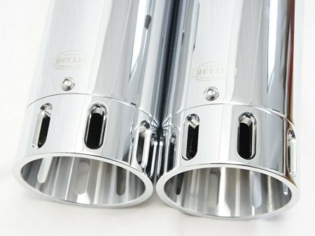 MUTAZU 4.5  Roaring Series Slip-On Mufflers Exhaust for 2017-up Harley Touring 3 Online