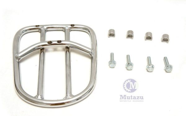 Mutazu Heavy Duty Chrome Luggage Rack for Harley HD V ROD VROD VRSC VRSCA VRSCD Supply